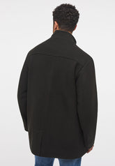 David Winter Coat Męski Płaszcz Ciepły Elegancki Mustang Black 1014179 4142